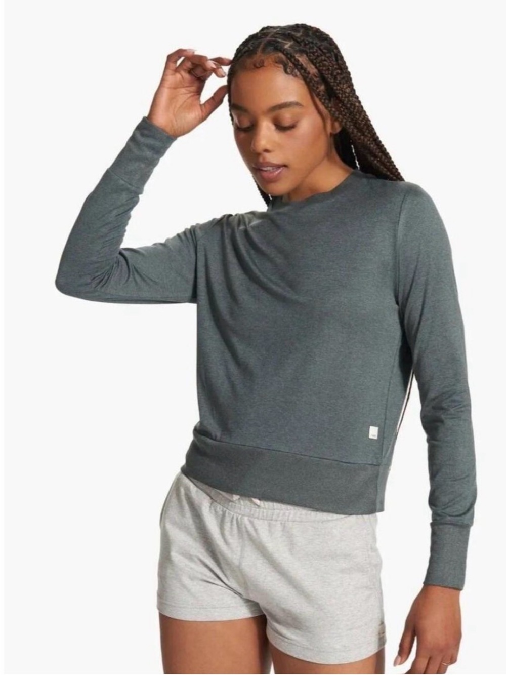 Vuori Daydream Crew Long Sleeve Pullover Size XL Lightweight Activewear Leisure